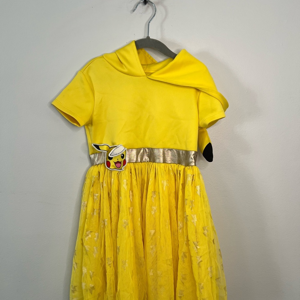 Yellow Pikachu Kids Dress